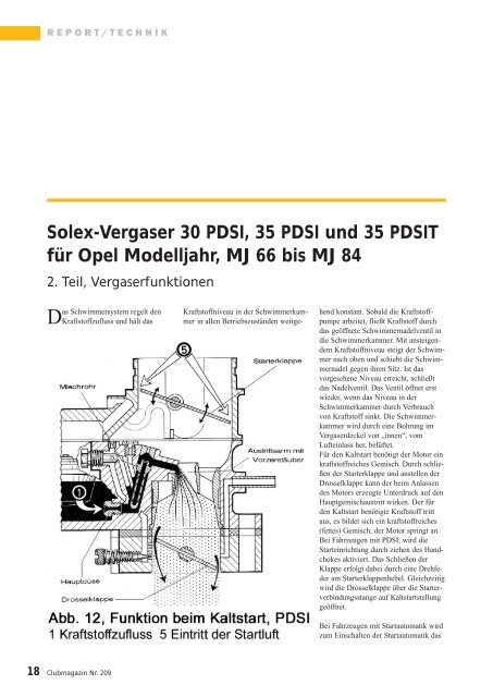 Altopelhilfe - Vergaser-Reparatursatz Solex 35PDSI