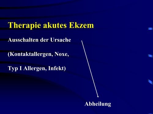 Ekzeme (Vortrag) - Derma-Hattingen