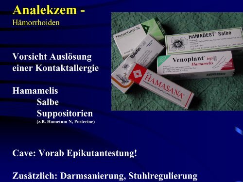 Ekzeme (Vortrag) - Derma-Hattingen