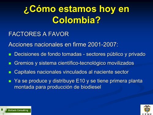 Biodiesel - Unidad de PlaneaciÃ³n Minero EnergÃ©tica, UPME