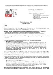 Rechtslage BRD - beim Bund fuer das Recht