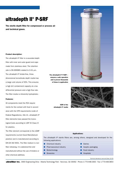 ultradepth IIÂ® P-SRF - odms.net.au