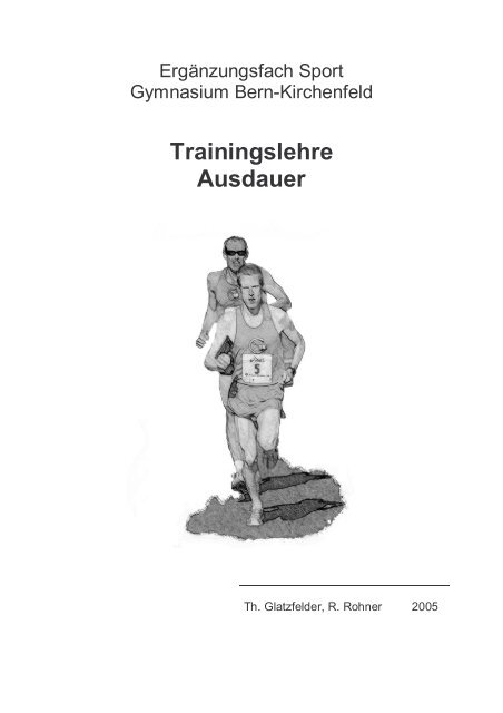 Trainingslehre Ausdauer. PDF - Efsport.ch