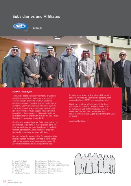 to download the latest Annual Report in PDF (2.2 MB) - Batelco Group