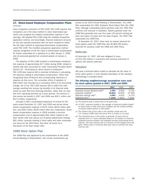 2007 Annual Report - AIG.com