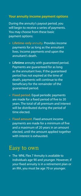 WNL Flex 7 Annuity - AIG.com