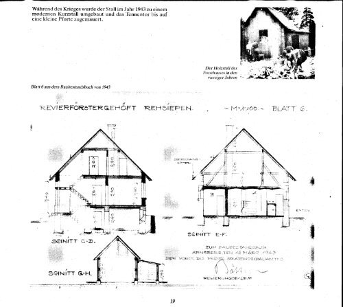 ein Haus wird 100 Jahre alt - - Stiftung Altes Forsthaus Rehsiepen