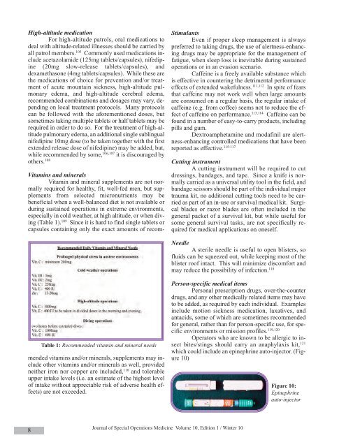 Geers D. Special Operations Individual Medical Equipment Part 2