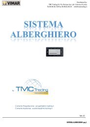 Sistema Alberghiero - TMC Trading