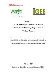 Case Study Status Report on Gram Nidhi - APFED