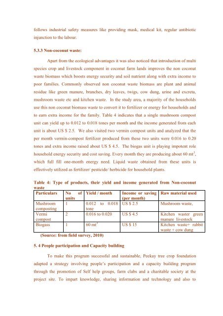 Case Study Report on Promoting Coconut Based Agro ... - APFED