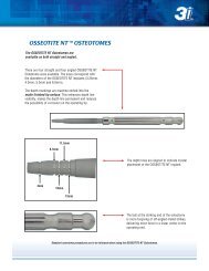 osseotite ntâ¢ osteotomes - Dental-Depot