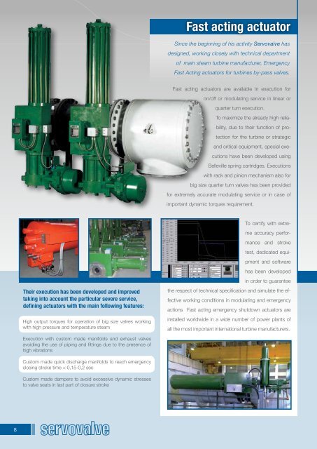 Actuators and Controls - servovalve