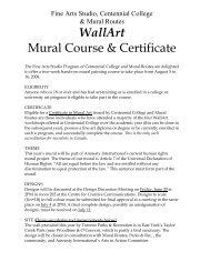 WallArt Mural Course & Certificate - Mural Routes