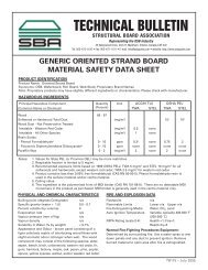 Generic OSB Material Safety Data Sheet (TB115) - OSBGuide