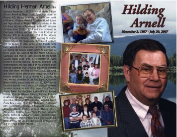 Hilding Arnell - Stevenson Funeral Home