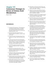 Chapter 131 Cutaneous Changes in Errors of Amino Acid Metabolism