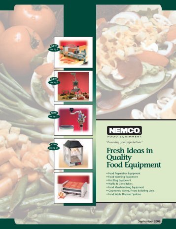 Fresh Ideas In Quality Food Equipment