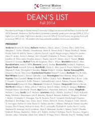 Summer 2013 Deans List