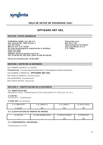 HDS Optigard Ant Gel.pdf - Syngenta