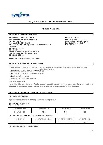 GRASP 25 SC - Syngenta