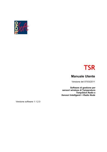 Manuale TSR, Italiano - Tecnosoft