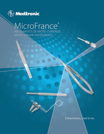 Documentation MicroFranceÂ® : Instrumentation Micro Chirurgie ...