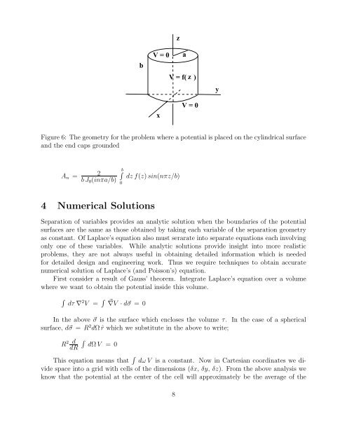Solution to Laplace's Equation in Cylindrical Coordinates 1 ...