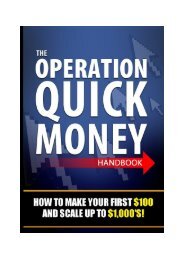 The Operation Quick Money