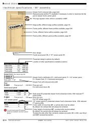 wood doors technical specifications - 90Â° assembly - COMPLIS