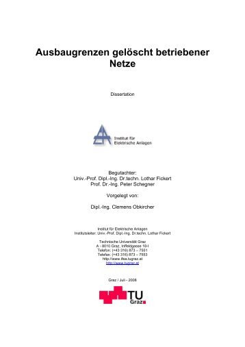 Kabelreserve in Oberösterreich - Institut für Elektrische Anlagen