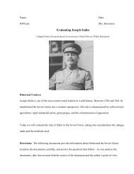 Evaluating Joseph Stalin