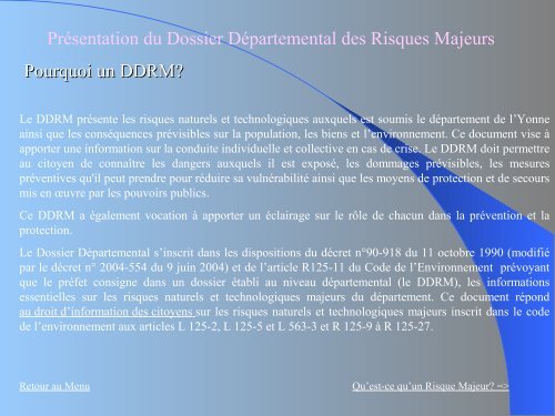 DDRM - 21,40 Mb - 24/10/2012 - Les services de l'Ãtat dans l'Yonne