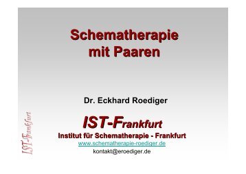 Schematherapie mit Paaren