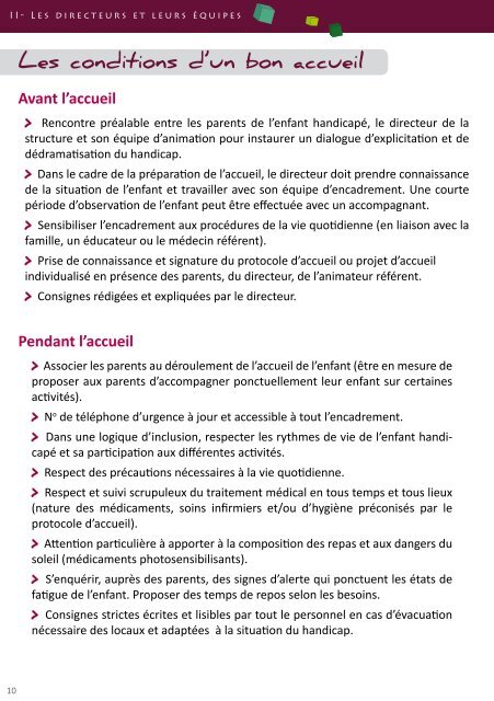 L'accueil des enfants handicapÃ©s - Les services de l'Ãtat dans l'Yonne