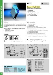 Emergency stop relay NST-3