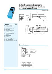 Inductive proximity sensors