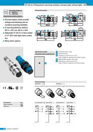 VTF 18-3/4 Photoelectric proximity switches, focused optic, infrared ...