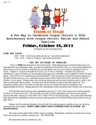 Trunk or Treat Flyer and Registration form 2013