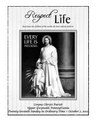 Week of October 7 - Corpus Christi Catholic Community