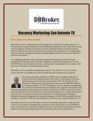 Vacancy Marketing San Antonio TX