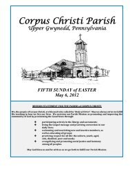 Corpus Christi Parish - Corpus Christi Catholic Community