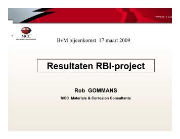 Resultaten RBI Project