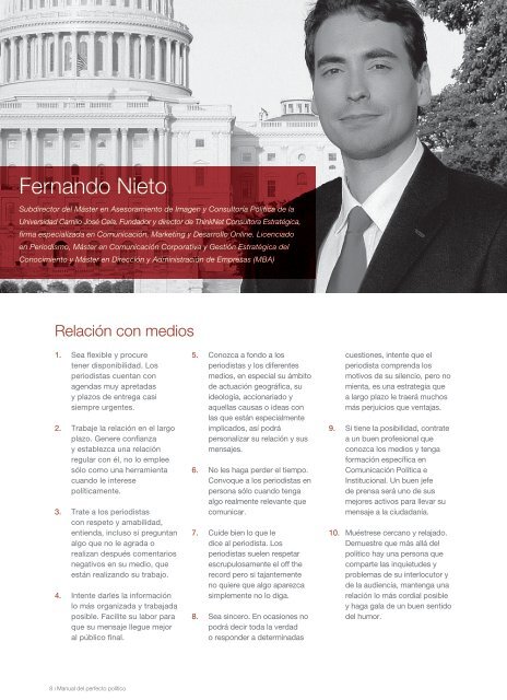 Manual del Perfecto Político - 100 consejos para candidatos