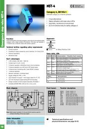 Emergency stop relay NST-4