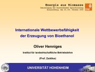 Oliver Henniges, Hohenheim