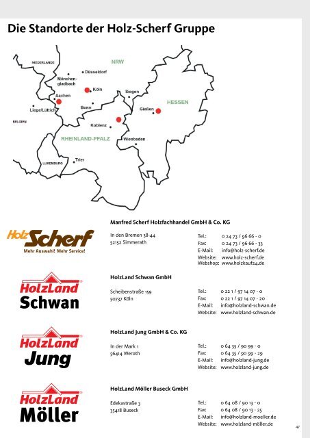 Holzwerkstoffkatalog Großhandel 2015