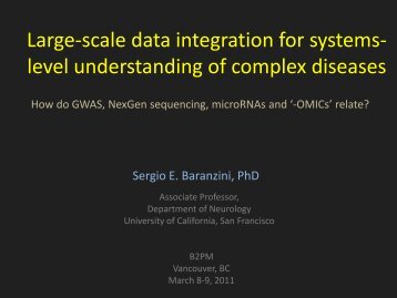 level understanding of complex diseases