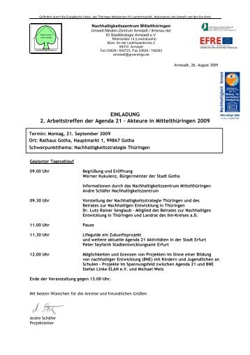 Einladung Agenda-Arbeitstreffen 21.09pdf - Beirat zur Nachhaltigen ...