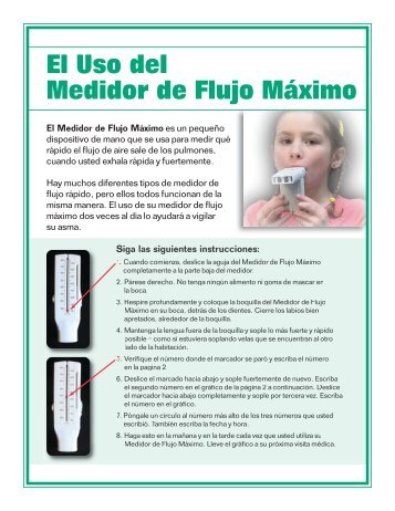 El Uso del Medidor de Flujo Máximo